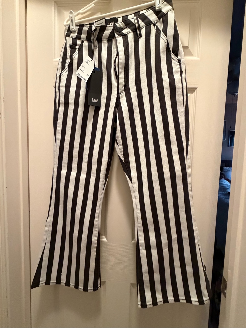 Lee for Urban Outfitters Black & White Stripe Jeans NWT size 29